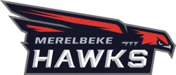 MERELBEKE HAWKS - A logo